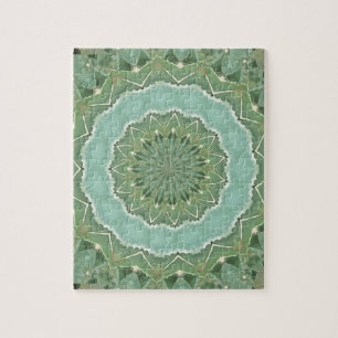 Succulent Mandala Jigsaw Puzzle