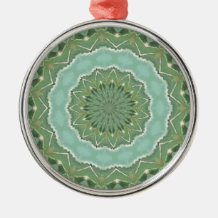 Succulent Mandala Metal Tree Decoration