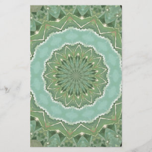 Succulent Mandala Stationery