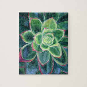 Succulent Painting Jigsaw Puzzle