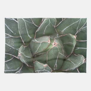 Succulent Plant Photo Tea Towel