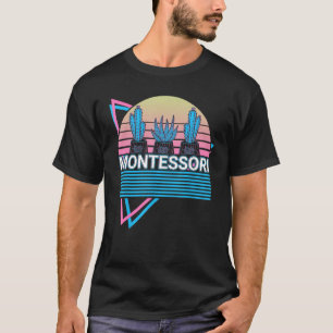Succulent Plant Pot Succulent Planters Montessori T-Shirt
