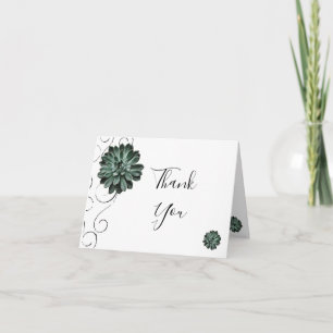 Succulent Plant Thank You Card