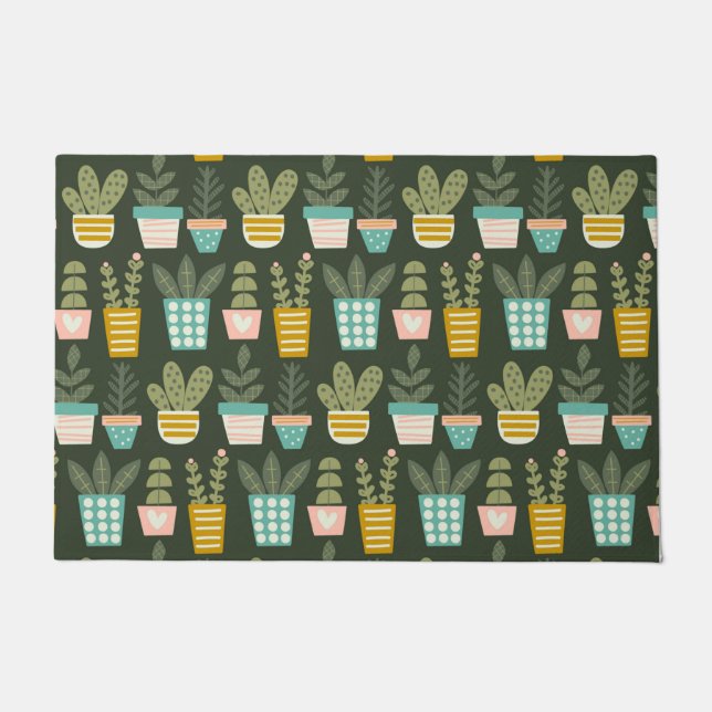 Succulent Plants Doormat (Front)