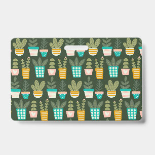 Succulent Plants ID Badge