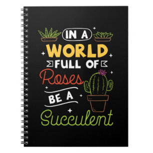 Succulent Plants Notebook