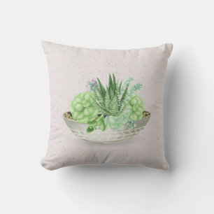 Succulent Potted Plant on Terrazzo Cushion