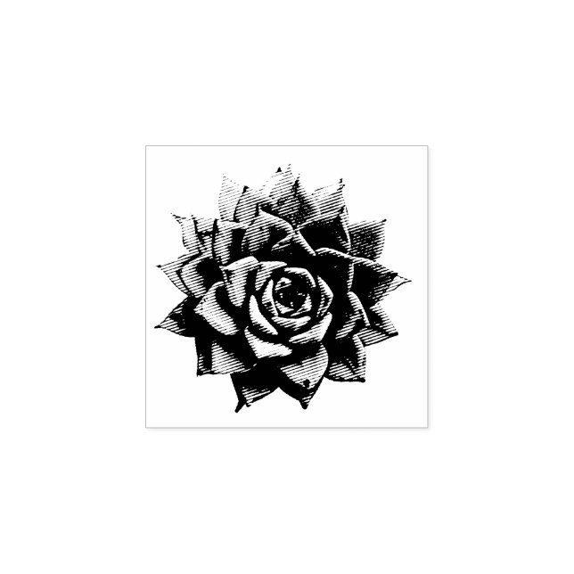 Succulent Rubber Stamp (Imprint)