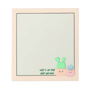 Succulent Scribbles: Notepad