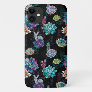 Succulent Seamless Pattern iPhone 11 Case