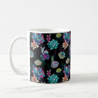 Succulent Seamless Pattern Coffee Mug