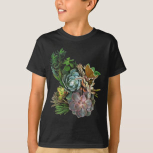 Succulent story on a T-Shirt