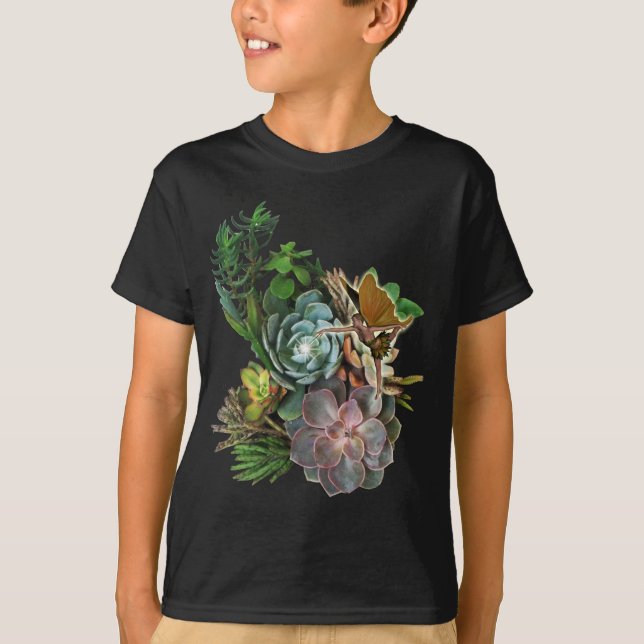 Succulent story on a T-Shirt (Front)