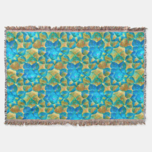 Succulent Sunshine Throw Blanket