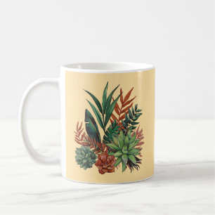 Succulent Water Colour Coffee Mug