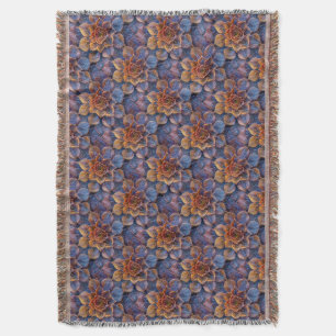 Succulently Fresh Throw Blanket