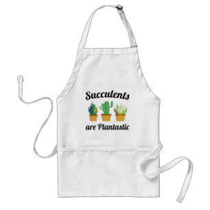 Succulents Are Plantastic Standard Apron