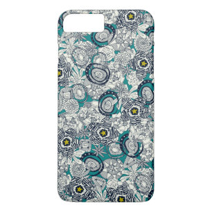 succulents blue chartreuse star iPhone 8 plus/7 plus case