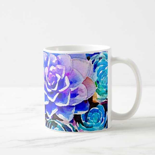 Succulents Coffee Mug (Right)