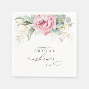 Succulents Greenery Elegant Bridal / Baby Shower  Napkin