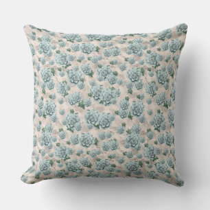 Succulents on the Beach Pattern Cushion