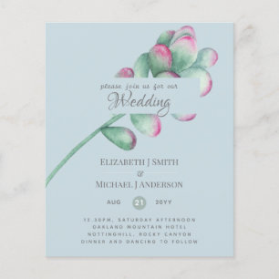 Succulents Pink Blush Mint Green Budget Wedding