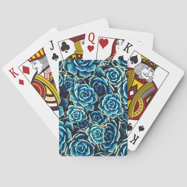 Succulents Playing Cards (Back)
