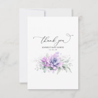 Succulents Silver Greenery Baby Shower Thank You