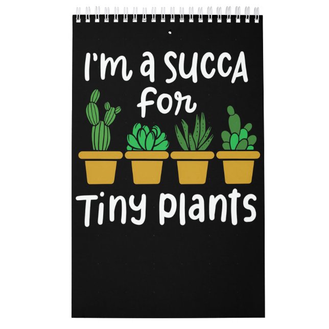 Succulents Tiny Plants Calendar (Cover)