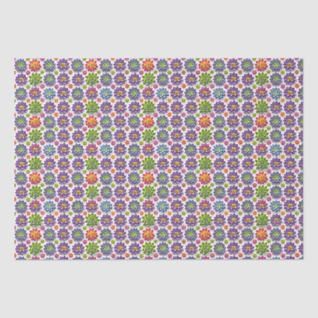 Succulents Tissue Paper (Front)