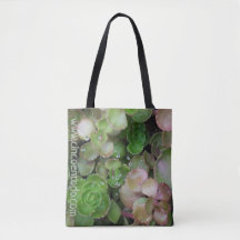 Succulents Tote Bag