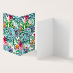 Succulents tropical garden