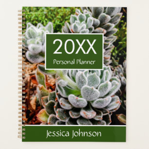 Succulents Weekly Monthly Personalised Personal Pl Planner