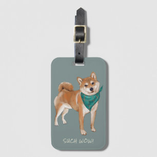 Such Wow! Cute Doge Shibe  Luggage Tag