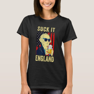 Suck It England 4th Of July George Washington 1776 T-Shirt