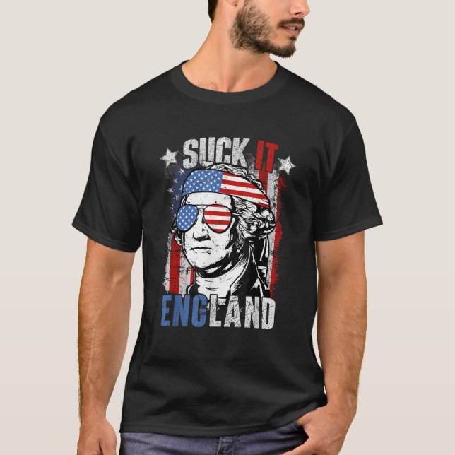 Suck It England American Flag Freedom Patriotic 4t T-Shirt (Front)