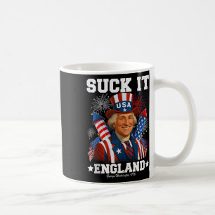 Suck It England Funny 4th Of July 1776 Usa Indepen Coffee Mug