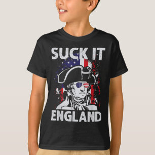 Suck It England Funny 4th Of July Memorial Day T-Shirt