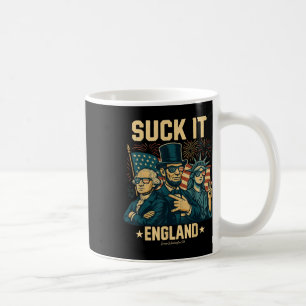 Suck It England Funny George Washington 1776 Usa 4 Coffee Mug