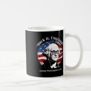 Suck It England Funny George Washington Usa Flag 4 Coffee Mug