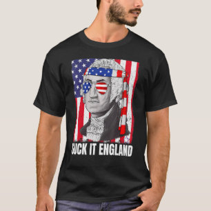 Suck It England George Washington American Flag 4t T-Shirt