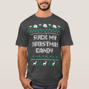 Suck My Christmas Candy Couples Adult Humour Lover T-Shirt