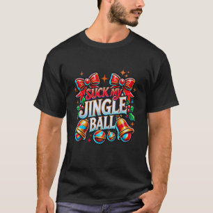 Suck My Jingle Ball Funny Ugly Xmas Sweater 