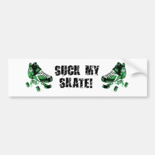suck my skate bumper sticker