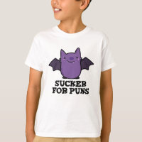 Sucker For Puns Funny Baby Bat Pun