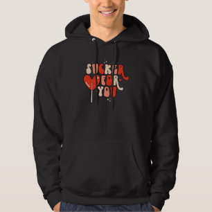 Sucker For You Valentines Day Outfit Candy Heart Hoodie