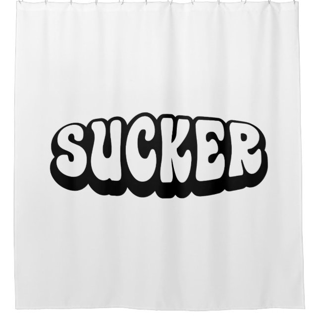 SUCKER SHOWER CURTAIN (Front)