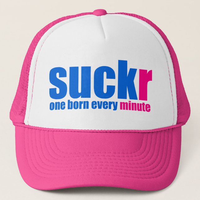 Suckr Trucker Hat (Front)