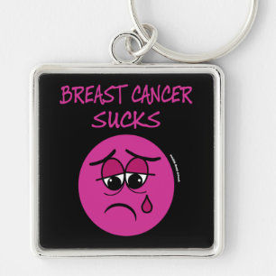 SUCKS...Breast Cancer Key Ring