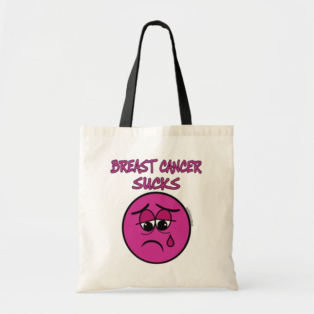 SUCKS...Breast Cancer Tote Bag (Front)